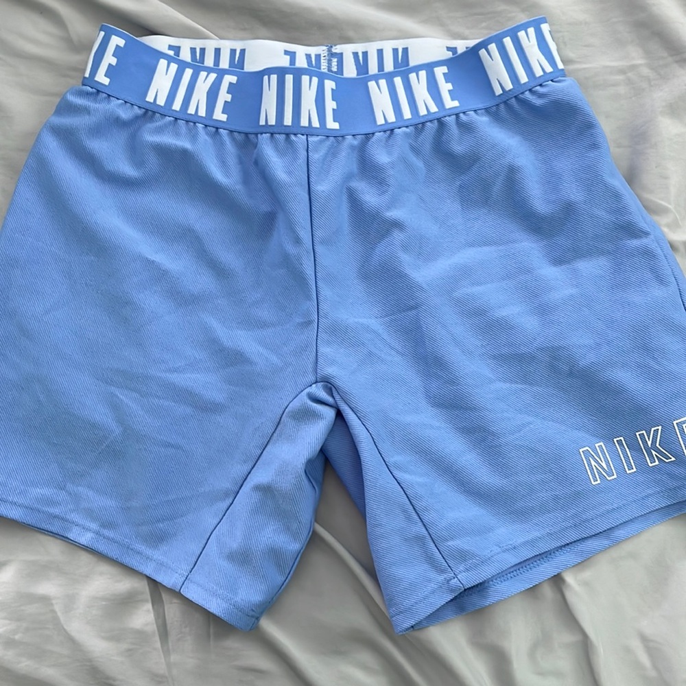 Womens medium Nike Blue spandex/shorts